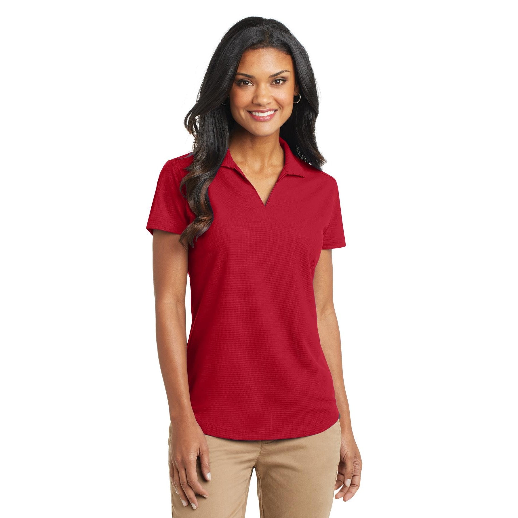 Port Authority-Port Authority® Women's Dry Zone® Grid Polo. L572-MedTech-5